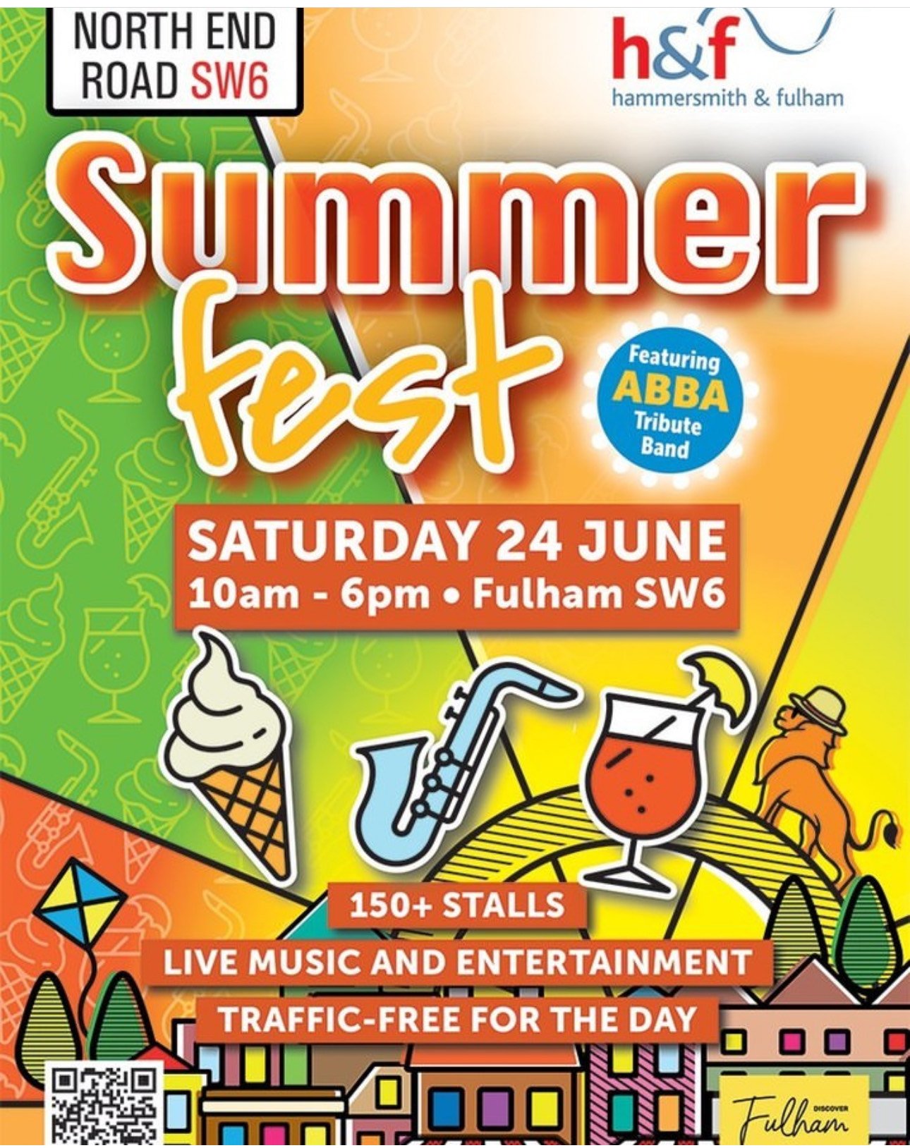 North End Road Summer Festival – Saturday 22nd of June 2024- 10-6 pm